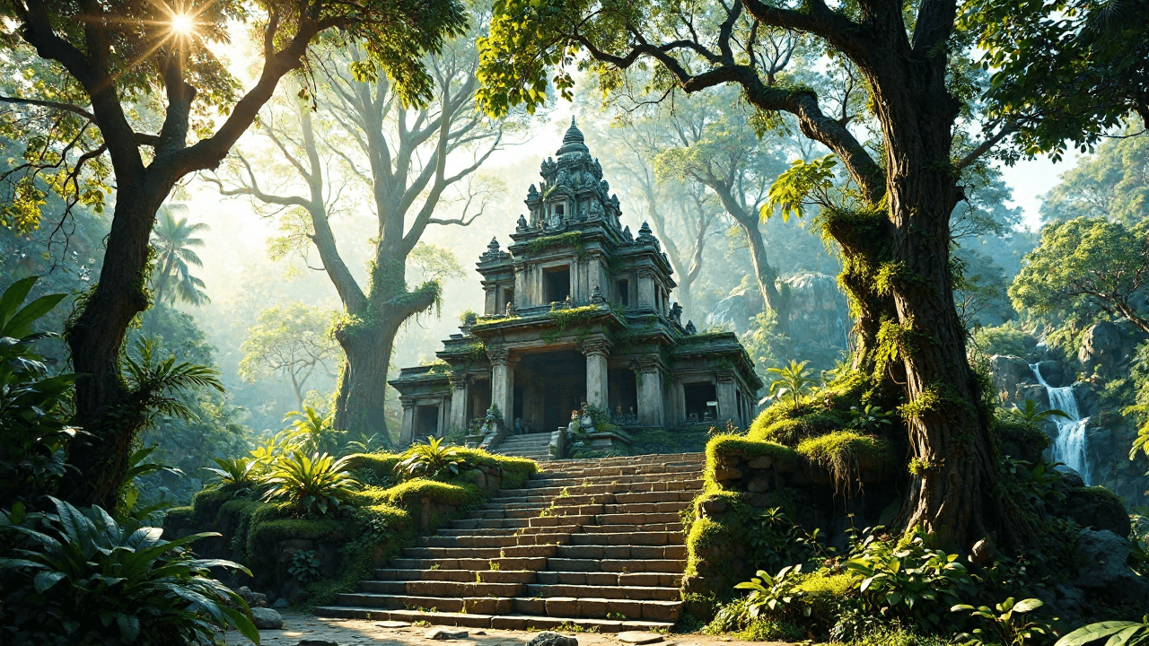 Lost Temple in the Wilds
