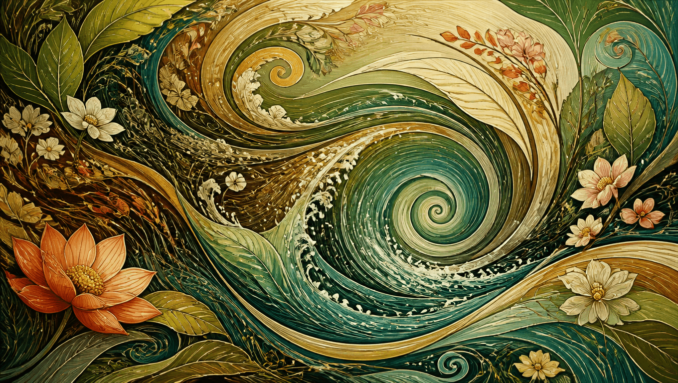 Nature-Inspired Abstract Art