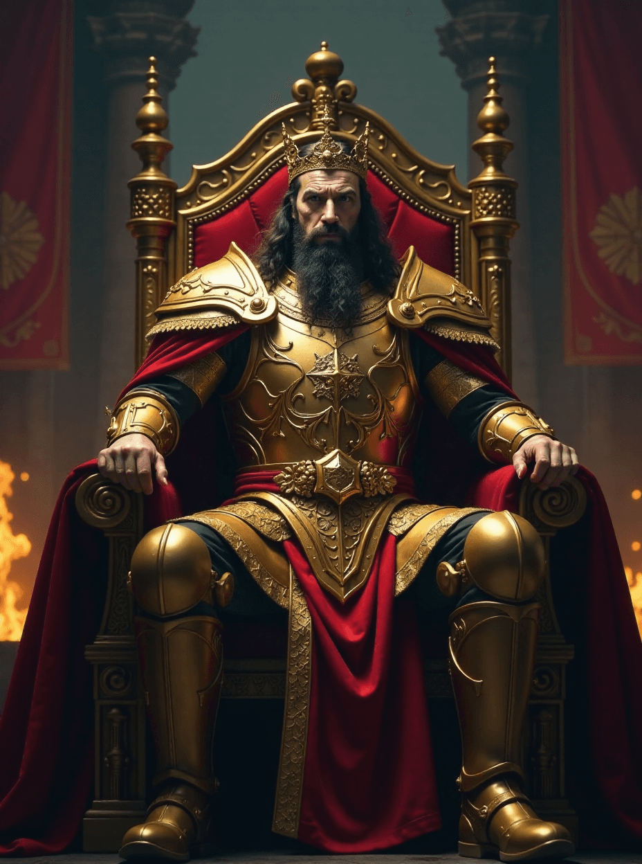 Warrior King Portrait