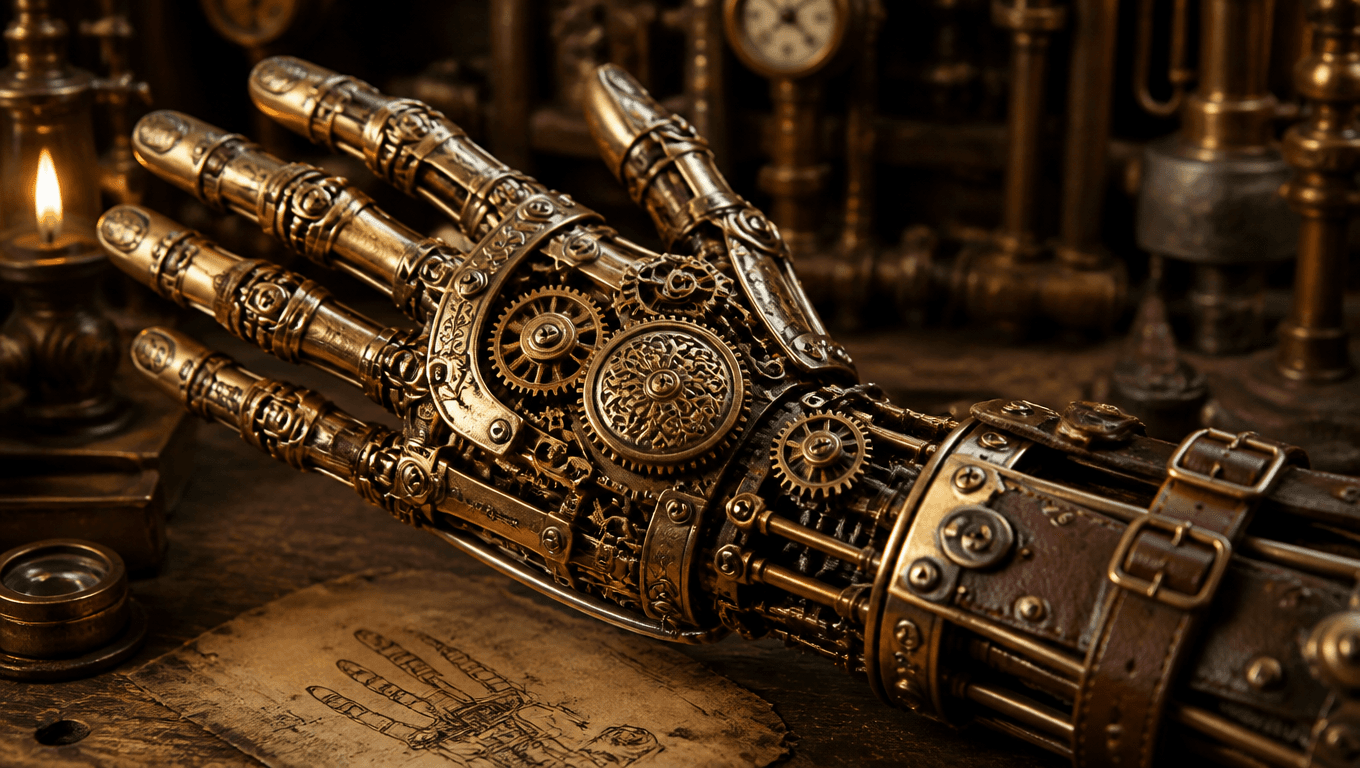 Steampunk hand