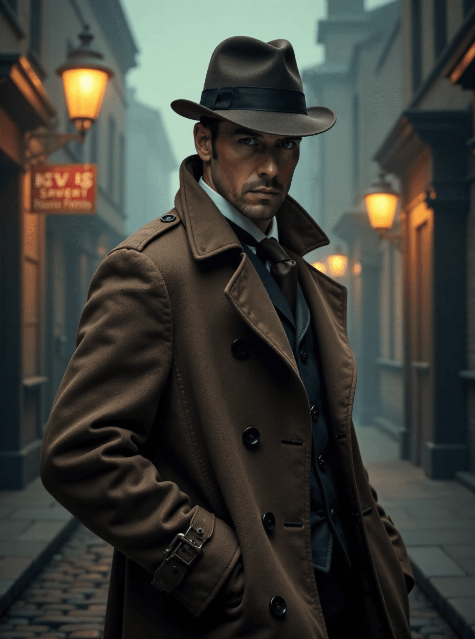 Victorian Detective Portrait