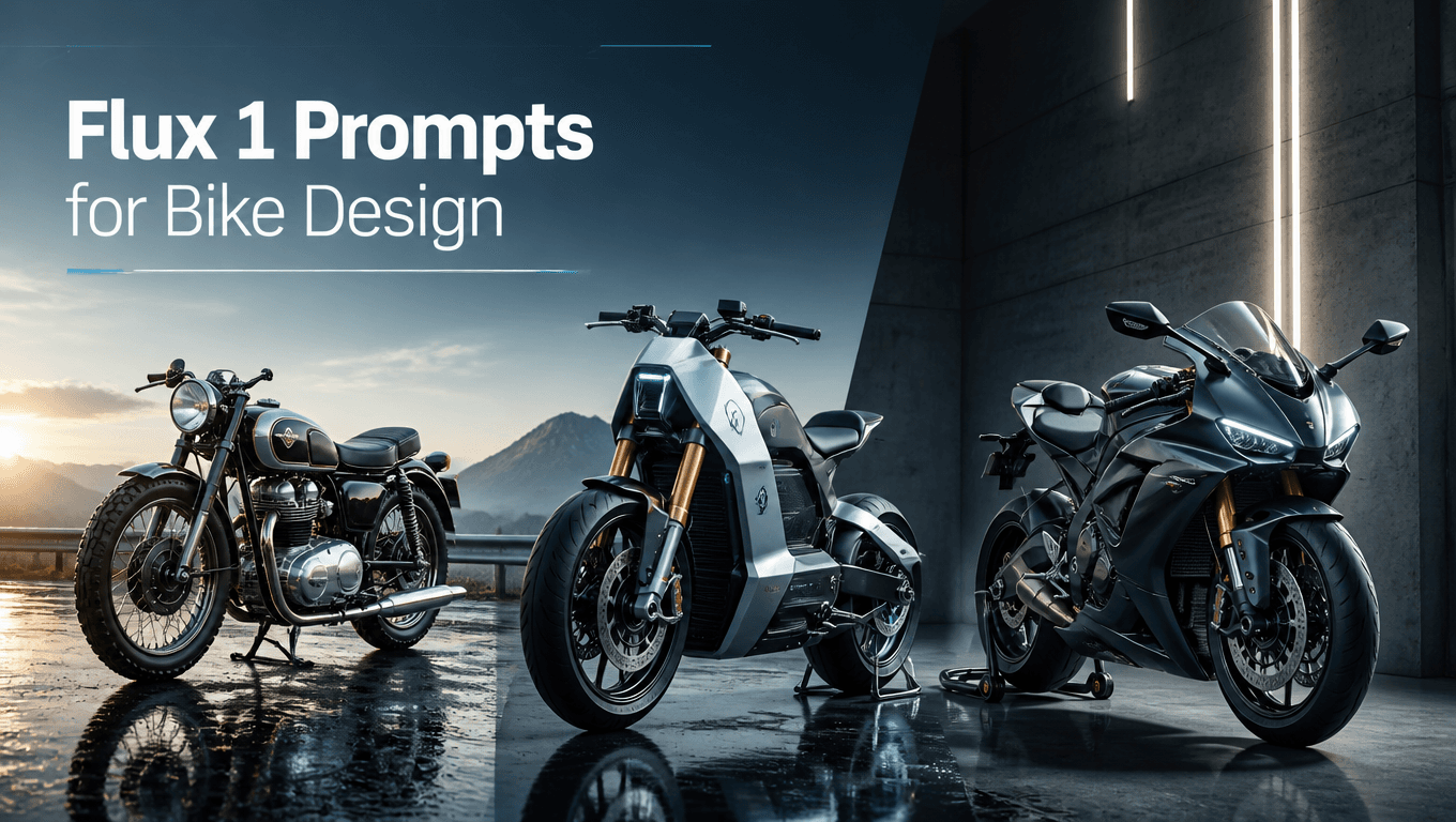 10 Best Flux 1 Prompts for Bike Design in 2025