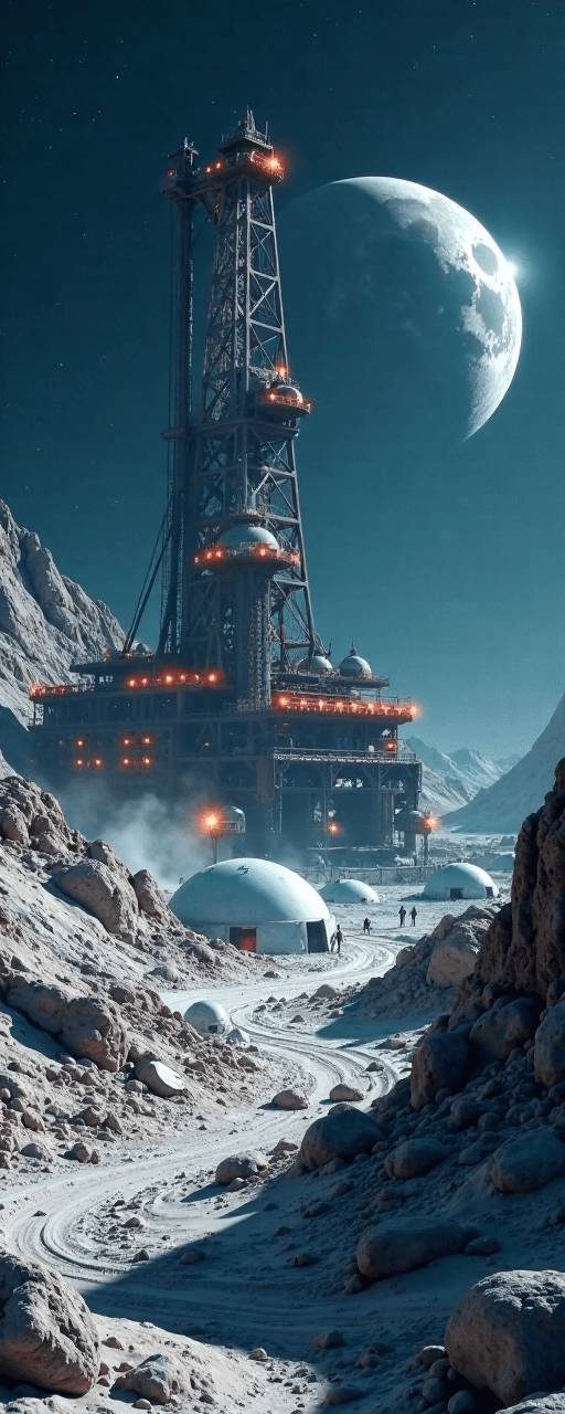 Lunar Mining Colony