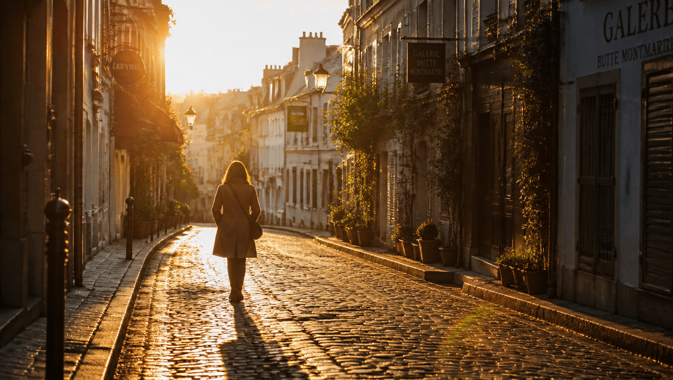 Golden hour street