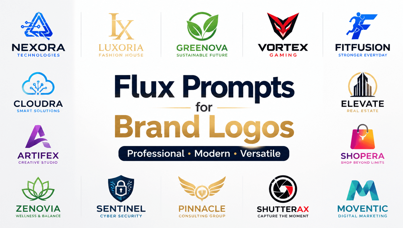 Top 10 Flux Prompts for Brand Logo Design 2025
