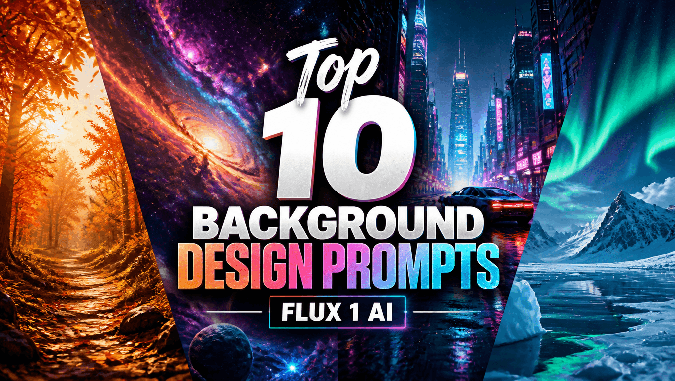 Top 10 Background Design Prompts for Flux 1 AI in 2025
