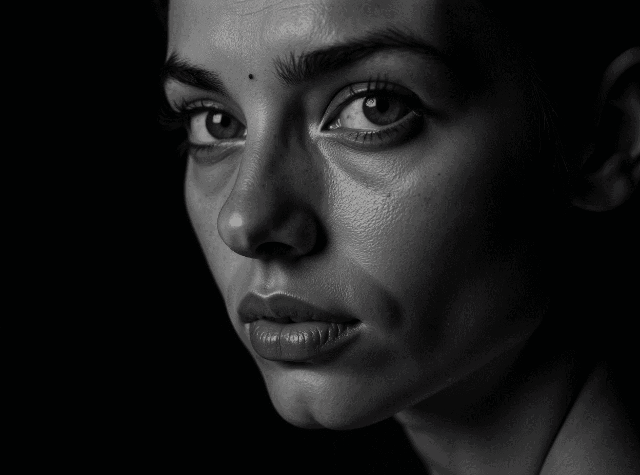 High-Contrast Portrait