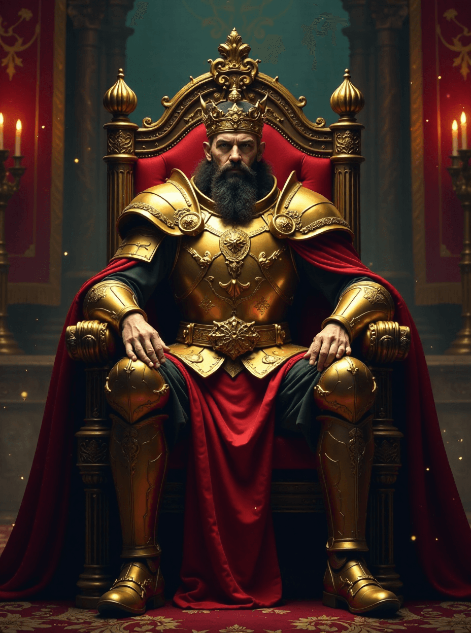 Warrior King Portrait