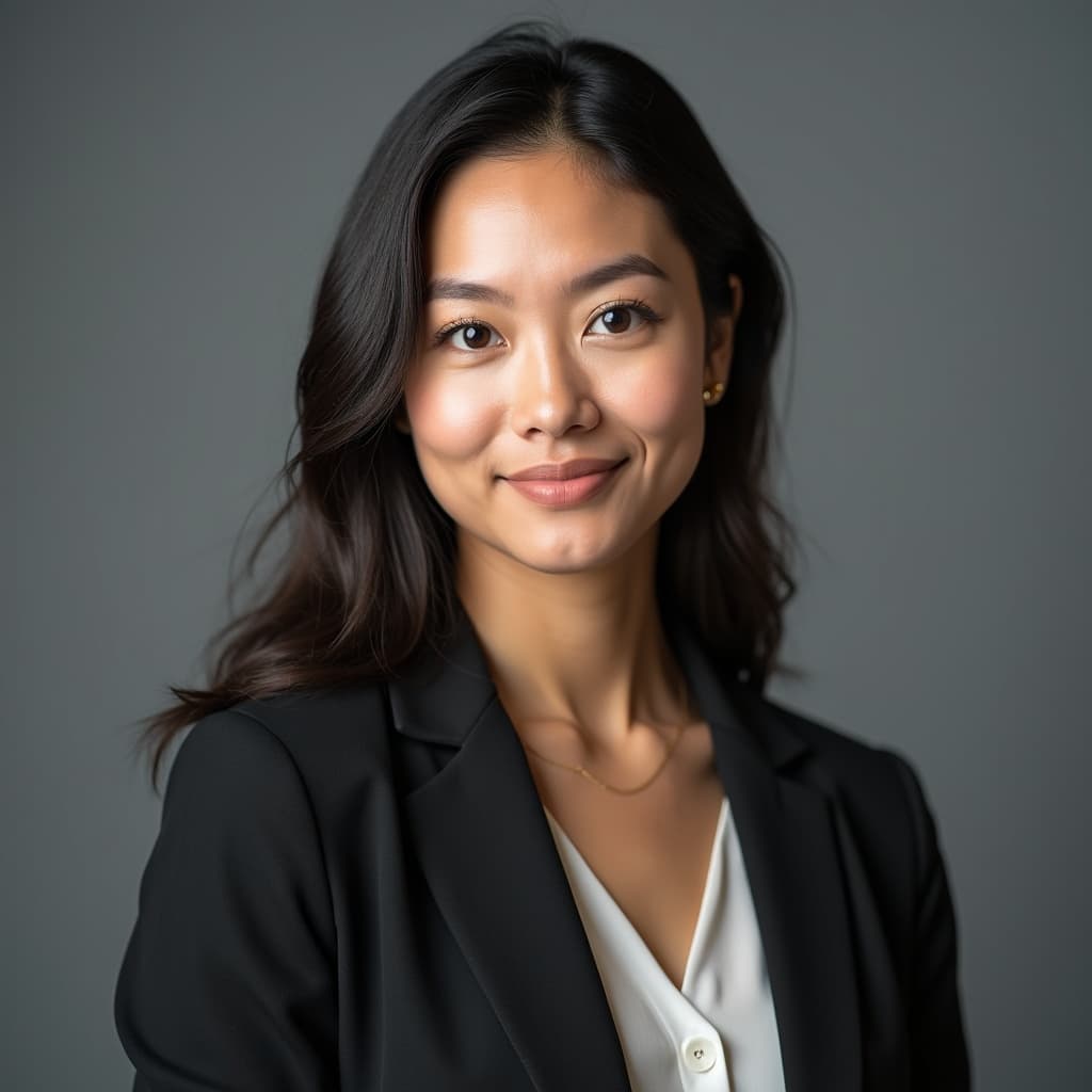 AI generated professional headshot example
