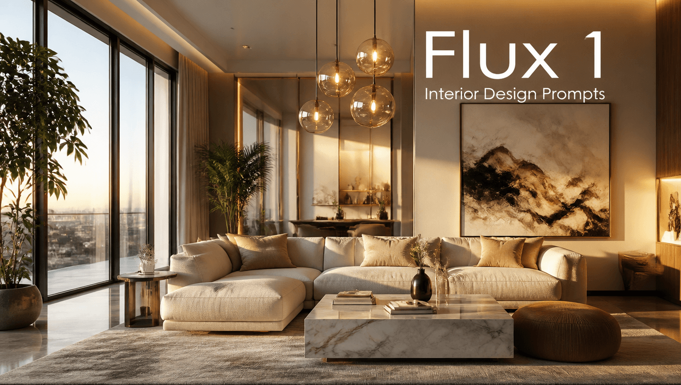 Top 10 Flux 1 Prompts for Stunning Interior Design 2026