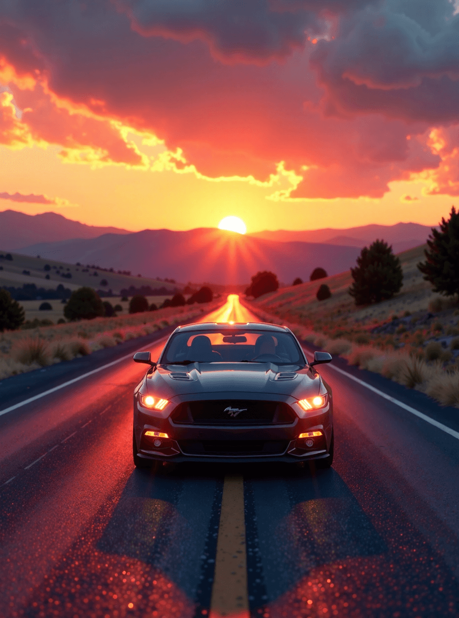 Sunset Road Trip