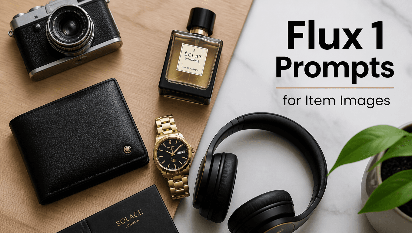 Top 10 Flux 1 Prompts for Stunning Item Images 2025