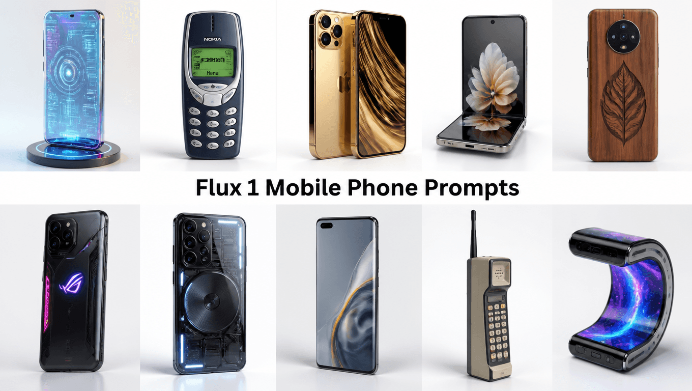 Flux 1 Mobile Phone Design: 10 Creative Ideas 2025