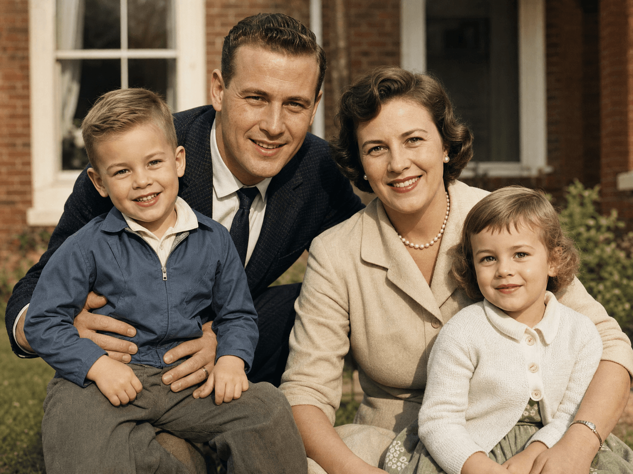 Restored vintage photo, crisp and clear