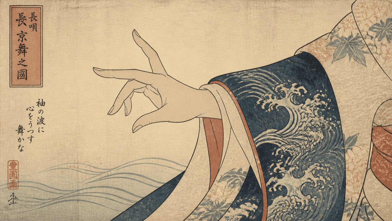 Ukiyo-e style print