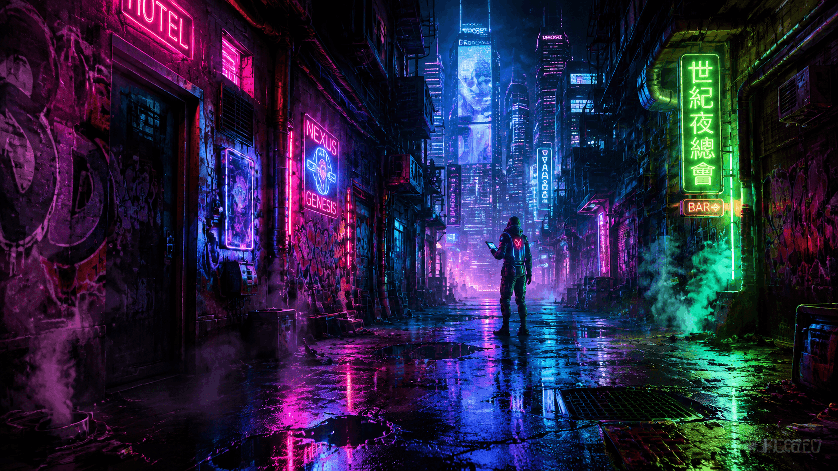 Cyberpunk Alley