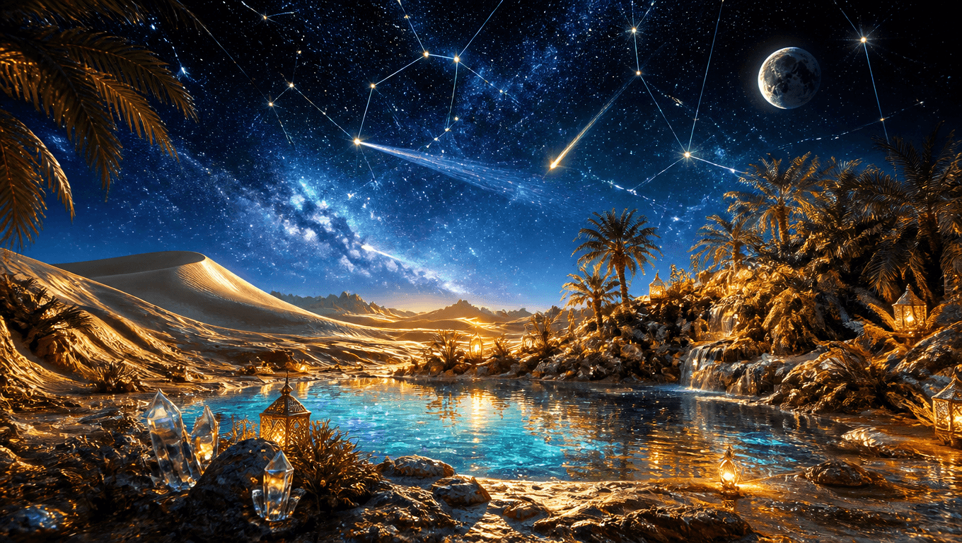 Celestial Oasis in a Desert of Stars
