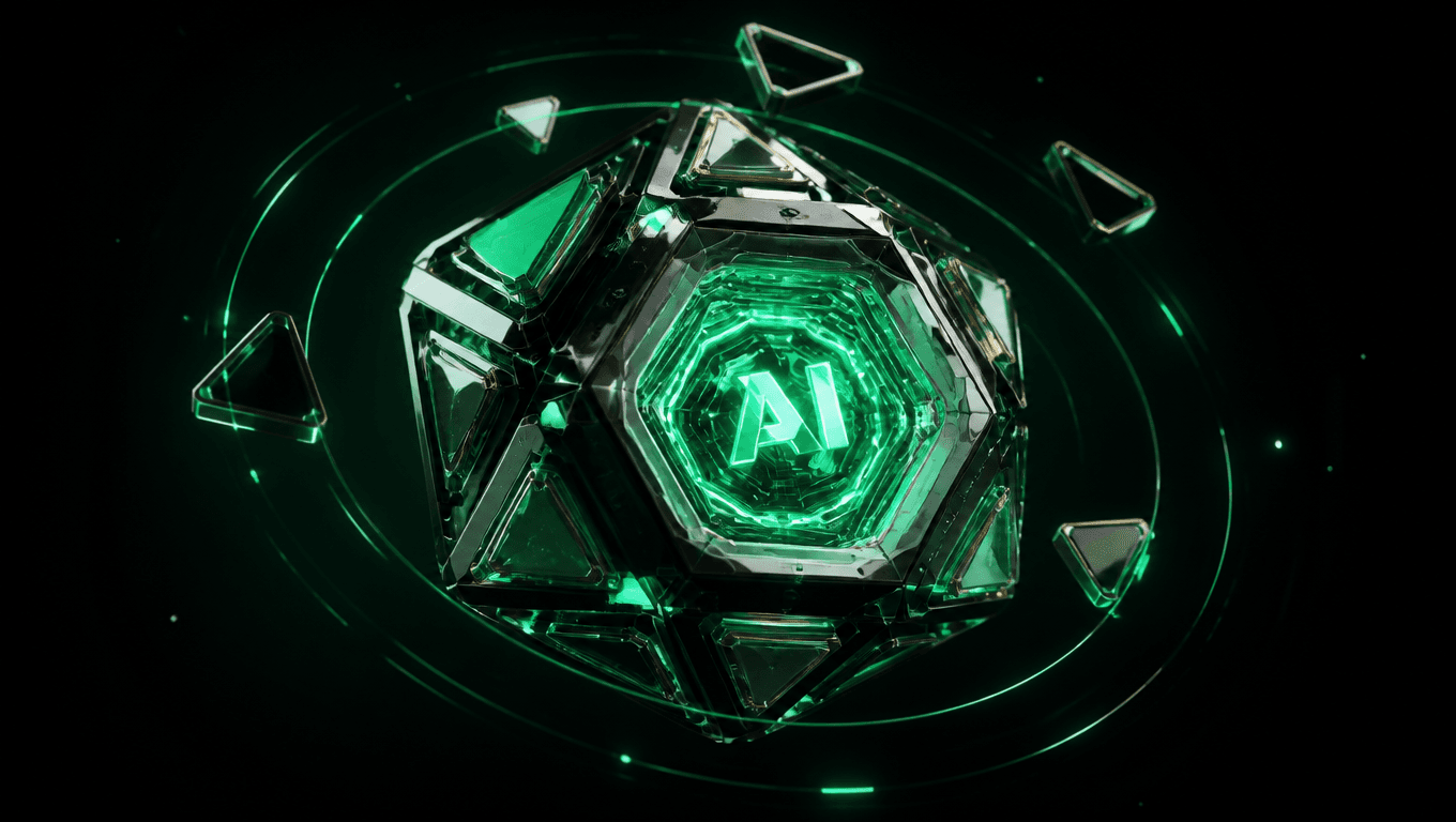 3D AI Logo