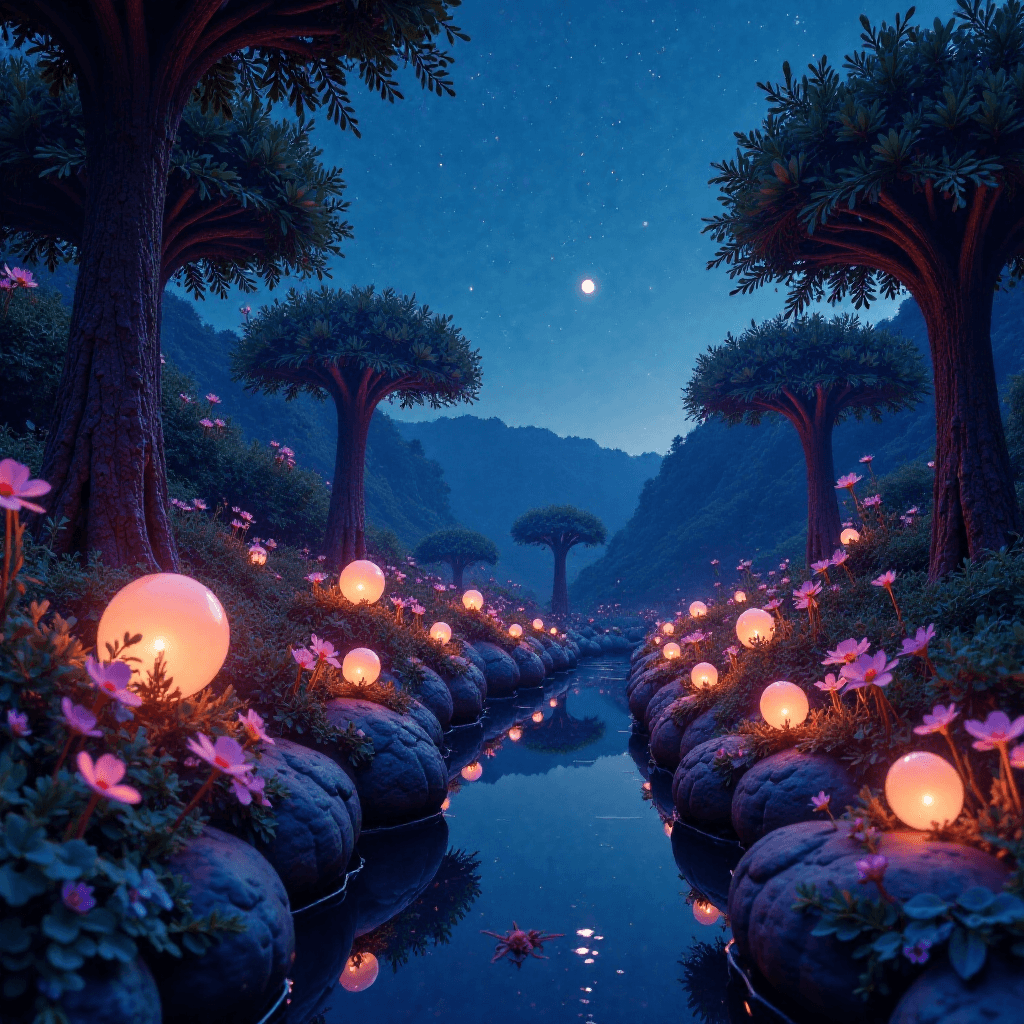 Alien Garden of Eternal Night
