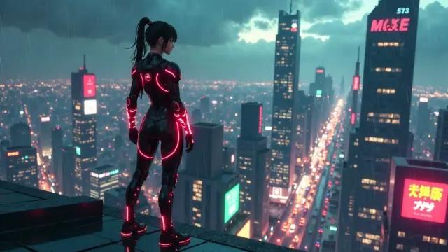Achieving Foreshortening in Anime Drawings with Flux AI