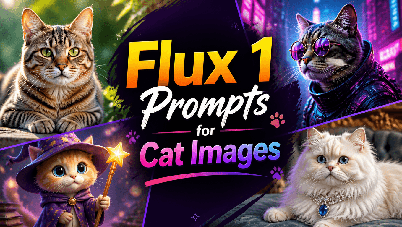Flux 1 Prompts for Cat Images: 10 Creative AI Art Ideas 2026