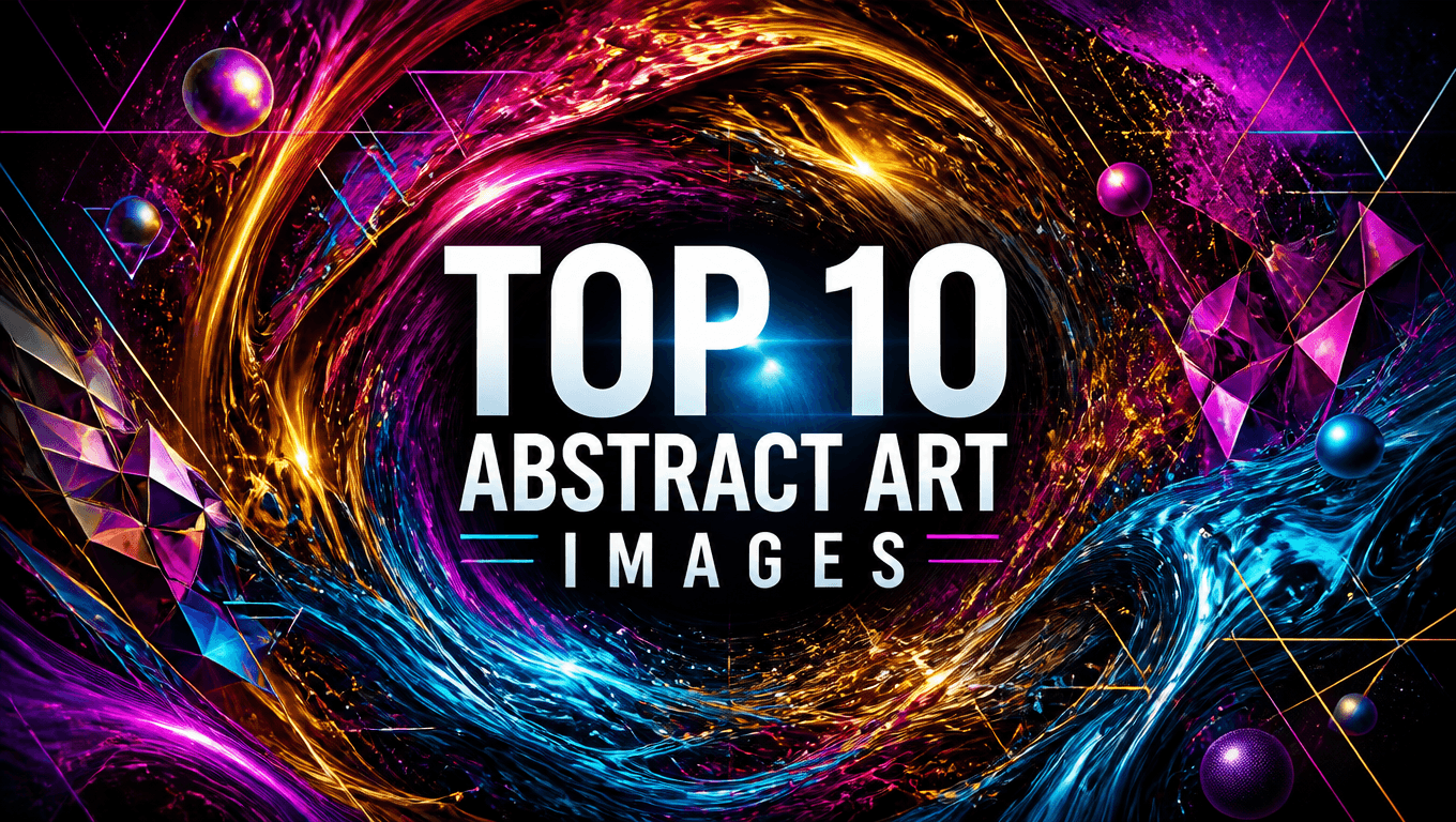 Top 10 Abstract Art Images Created with Flux 1 AI 2025