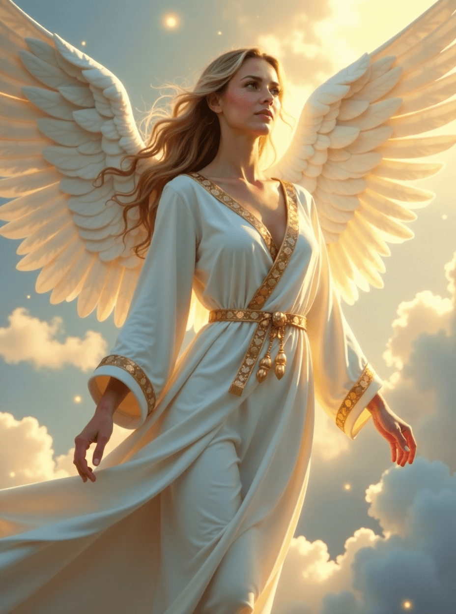 Ethereal Angelic Figure