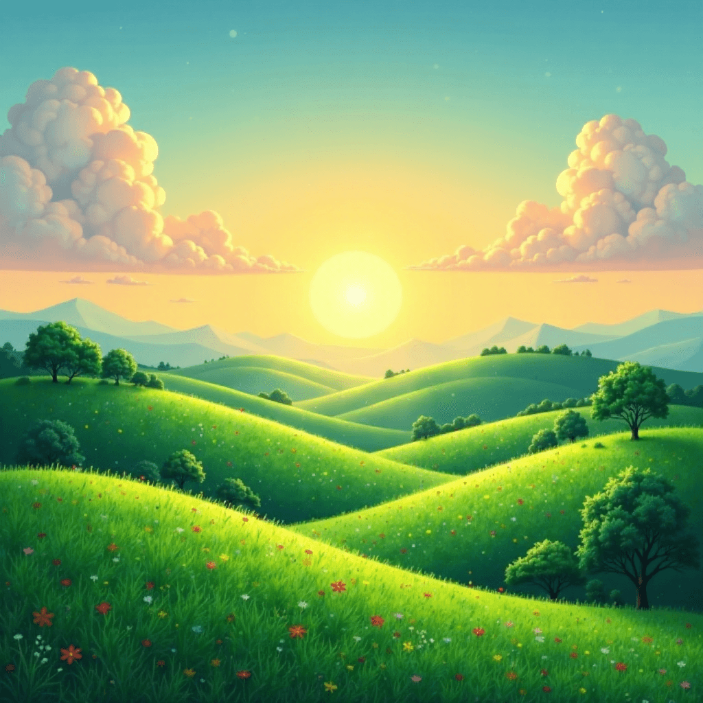 Dynamic Landscape Poster