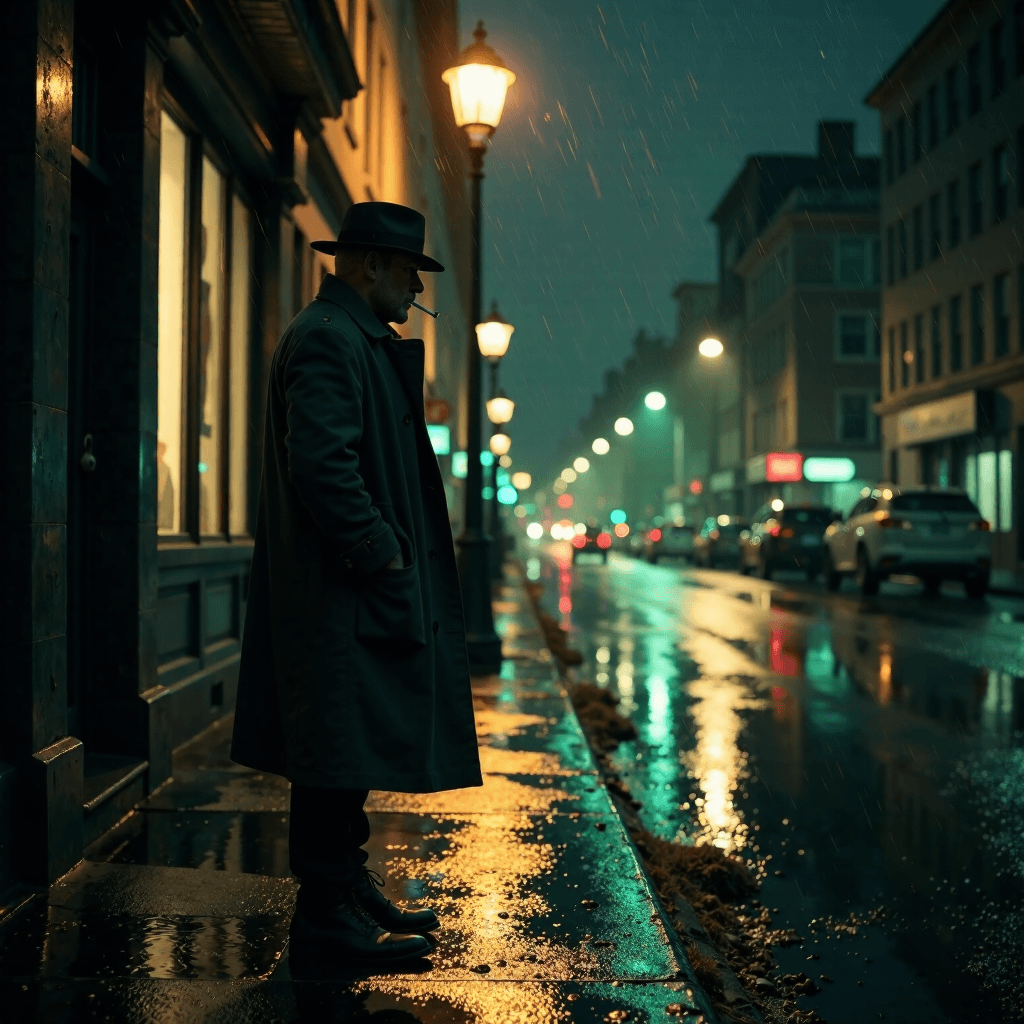 Noir Detective Scene