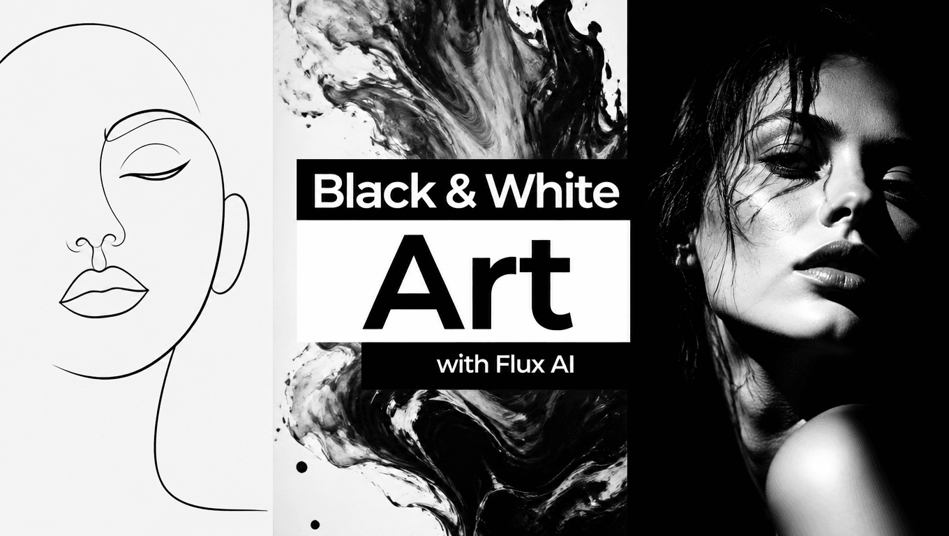 Flux AI for Black and White Art: 5 Stunning Prompts 2025