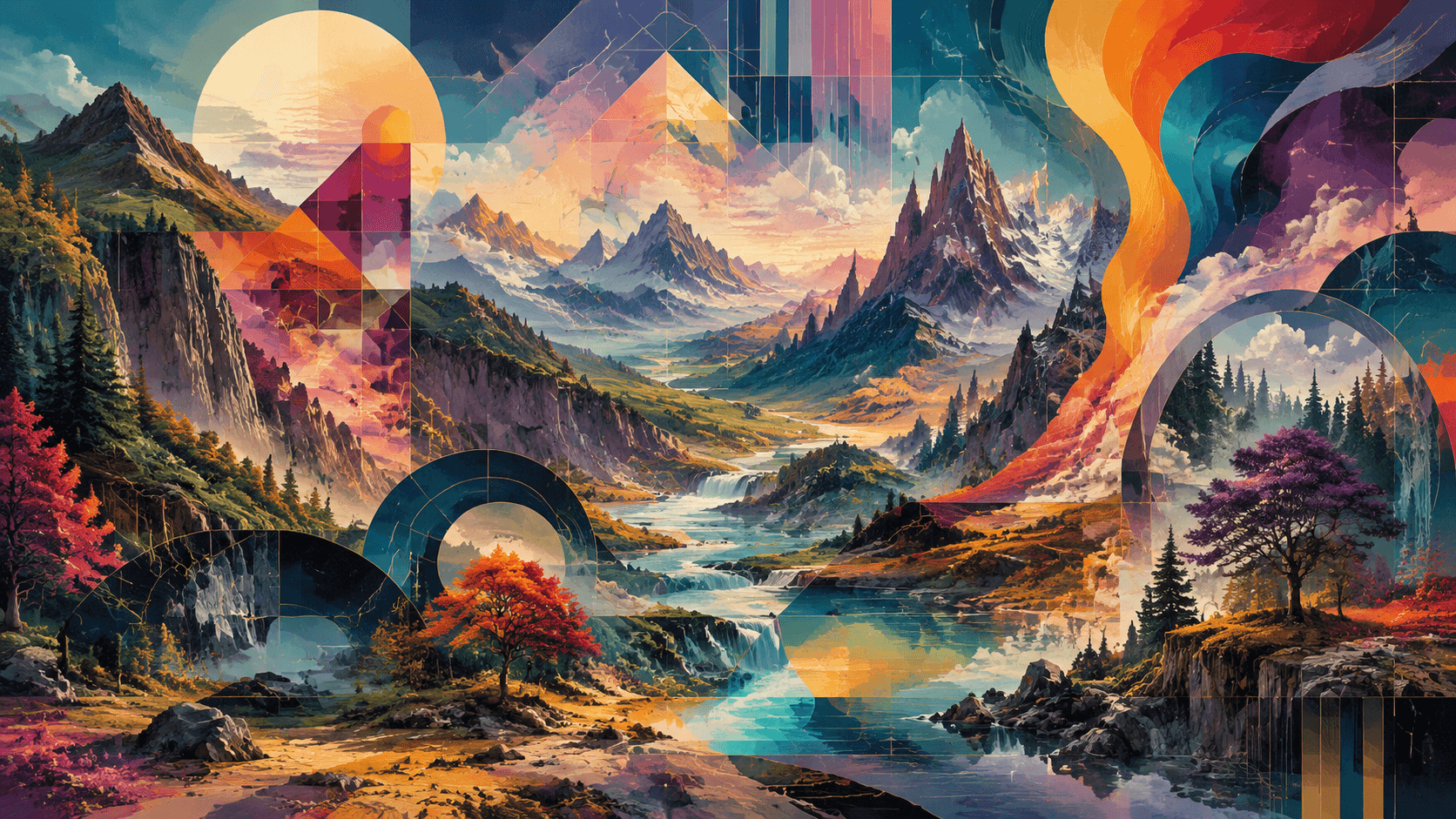 Abstract Landscape