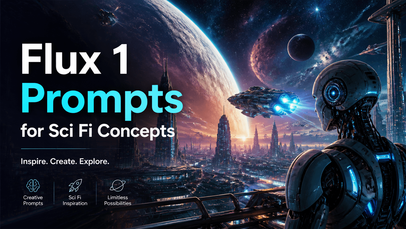 10 Flux 1 Prompts for Sci Fi Concept Art