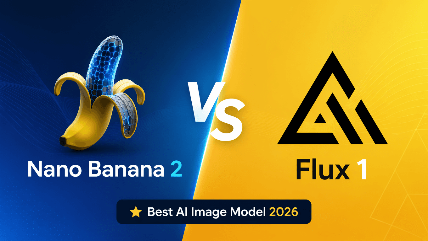 Nano Banana 2 vs Flux 1: Best AI Image Model 2026