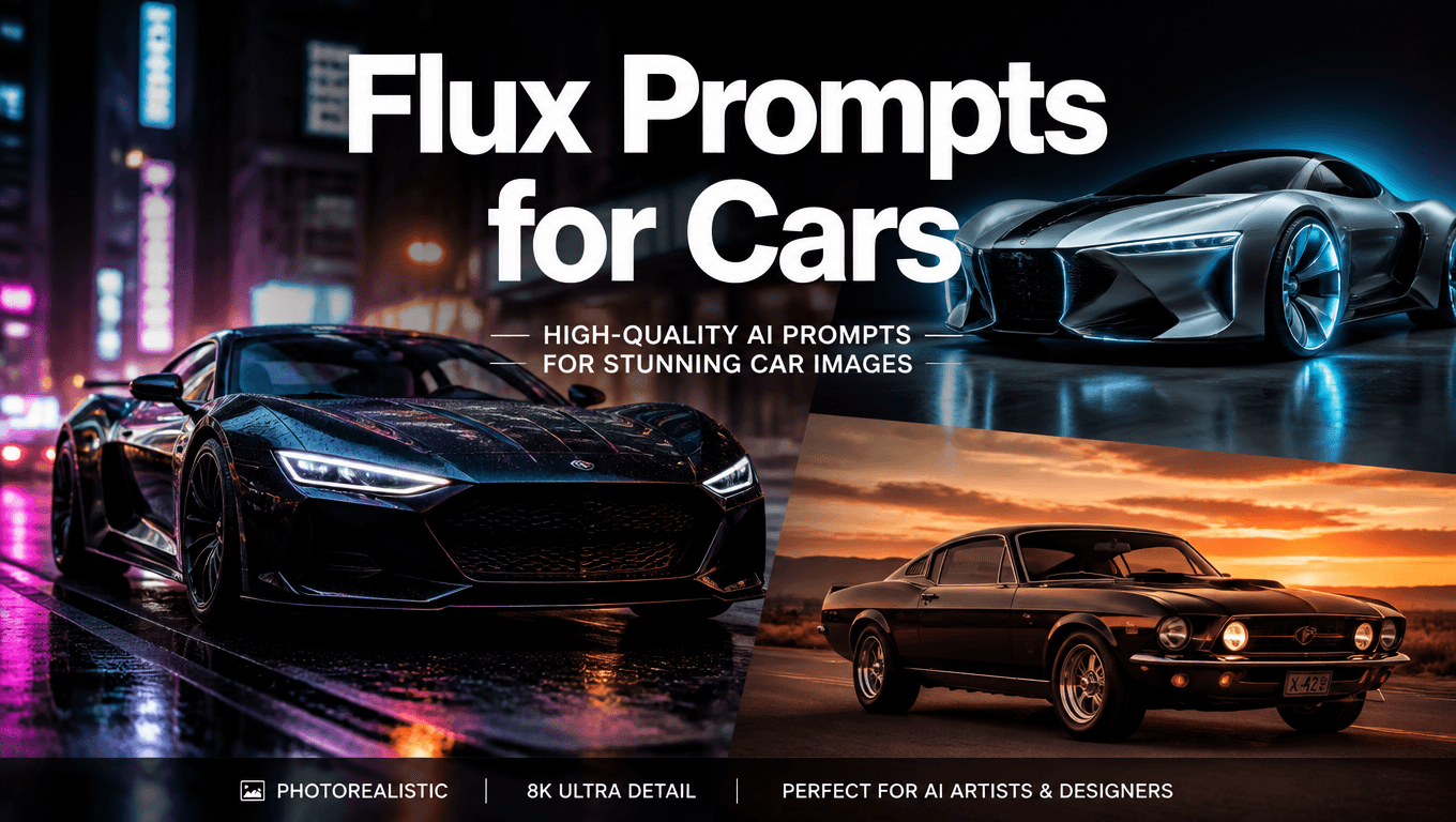 Top 10 Flux 1 Prompts for Stunning Car Designs 2026