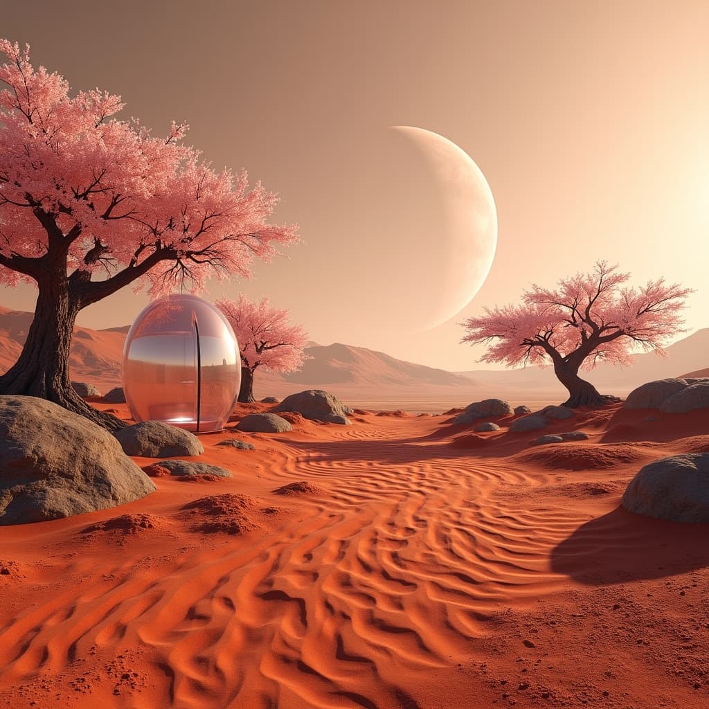Zen Garden on Mars