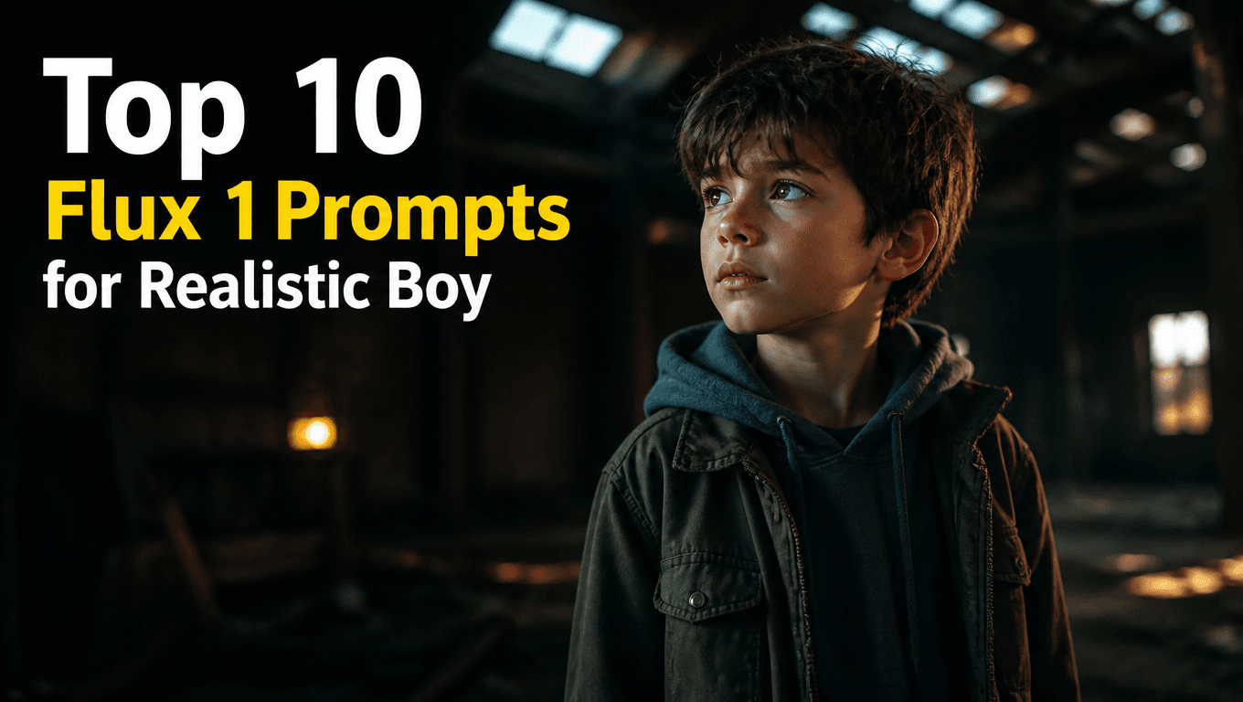 Top 10 Best Flux 1 Prompts for Realistic Boy Portraits 2025