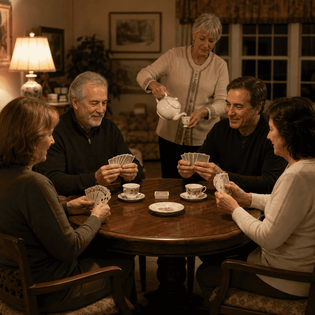 GPT Image 2 result: the same card scene, one hand fans roughly ten cards