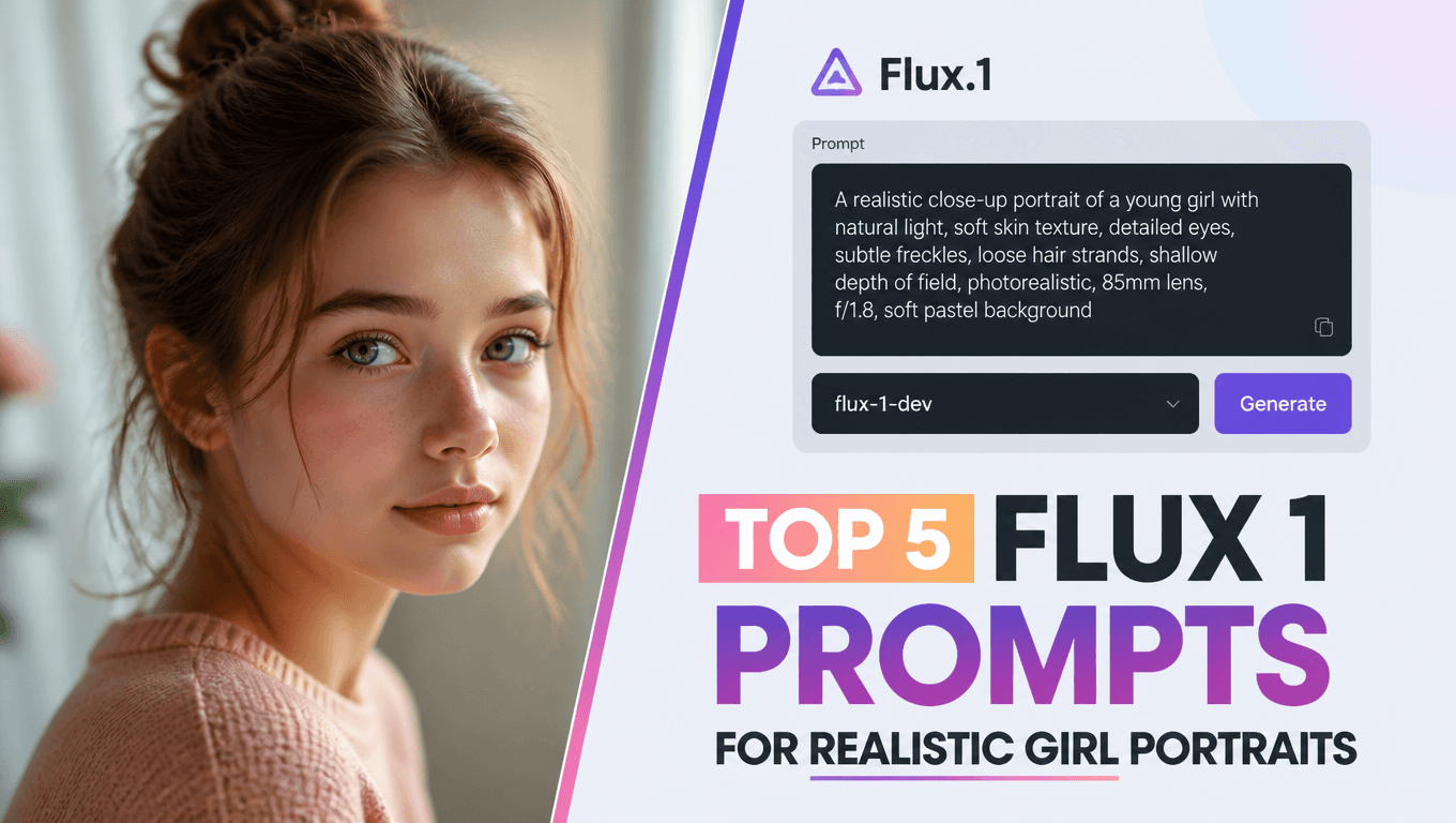 Top 5 Flux 1 Prompts for Realistic Girl Portraits (2026)