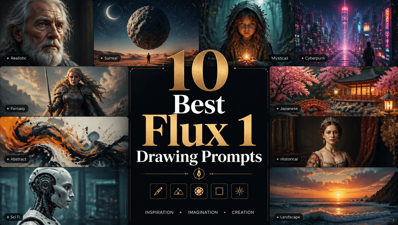 10 Best Flux 1 Drawing Prompts for Stunning AI Art