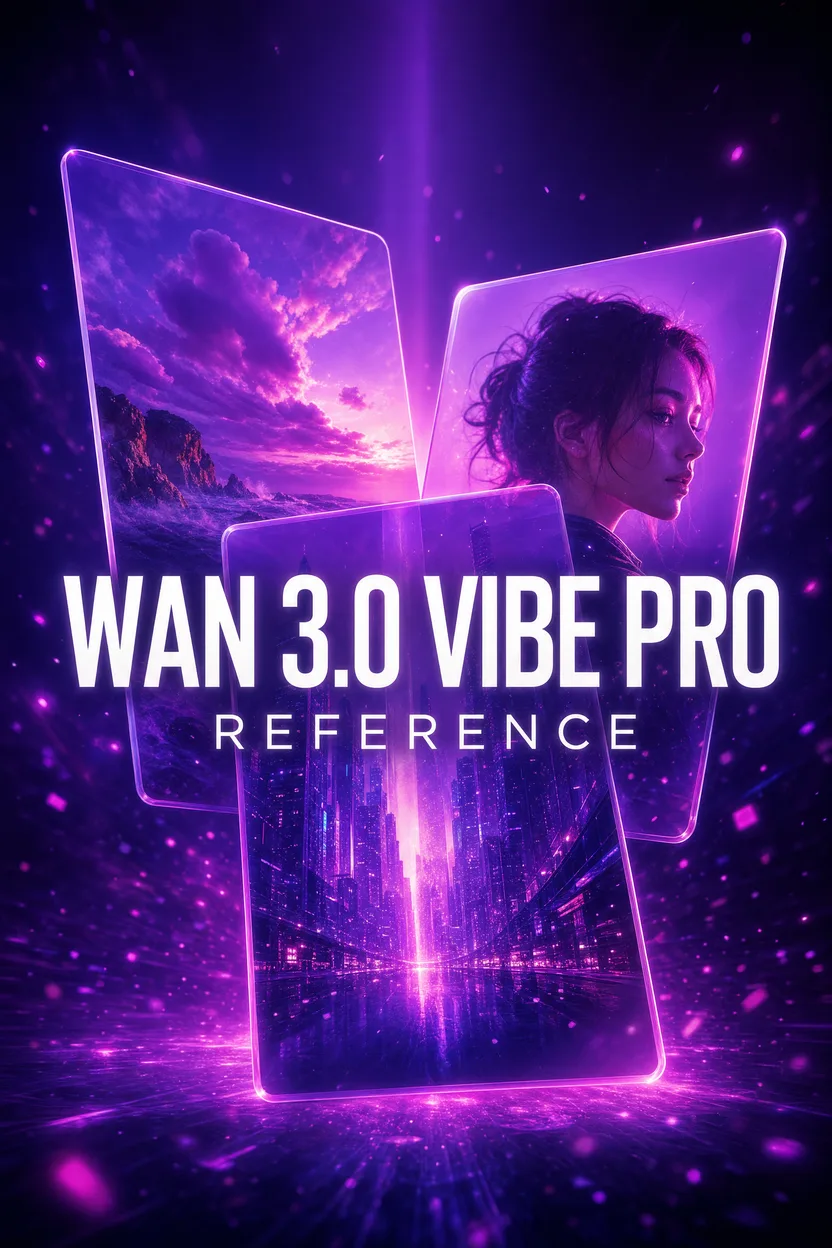 Example output from WAN 3.0 Vibe Pro Reference