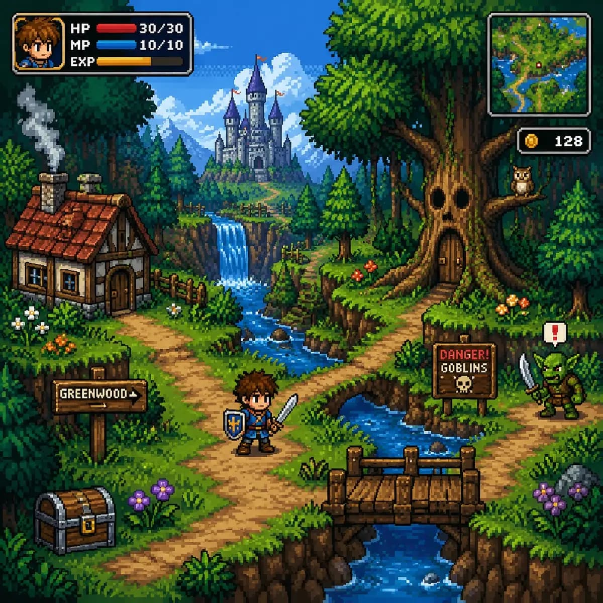 AI Pixel Art Generator example made on Enhance AI