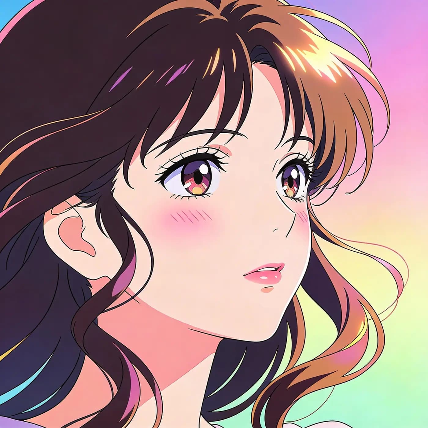 Anime Face example made on Enhance AI